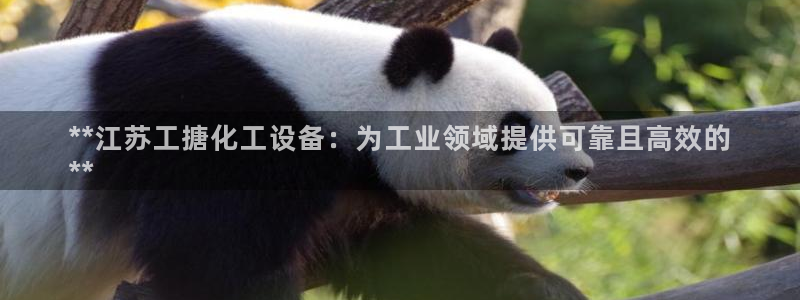 天辰平台专用注册通道安全：**江苏工搪化工设备：为