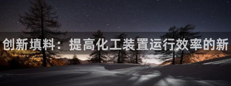 天辰网站：创新填料：提高化工装置运行效率的新